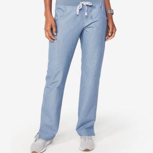 FIGS SCRUBS heather indigo kade cargo pant